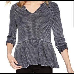 William Rast Waffle Gryphon Top